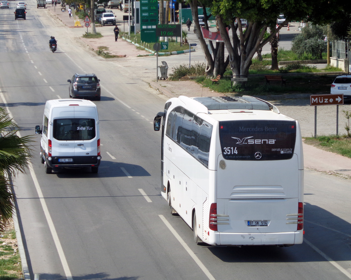 Турция, Ford Transit № 566; Турция, Mercedes-Benz Travego II 15SHD № 3514