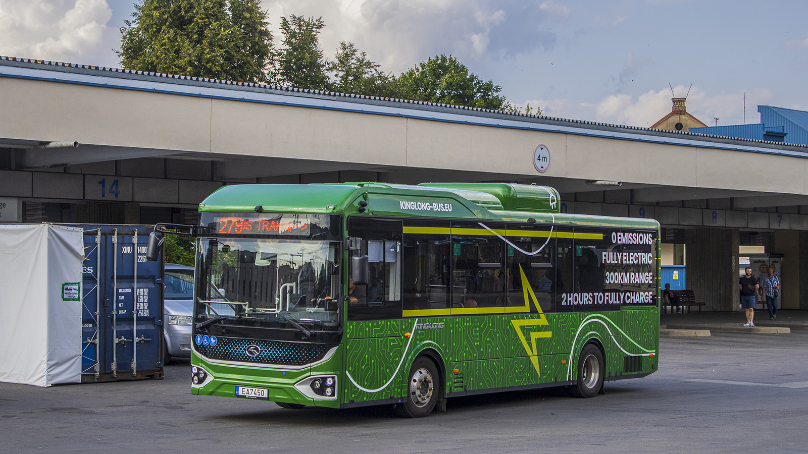 Литва, King Long PEV9 № EA 7450
