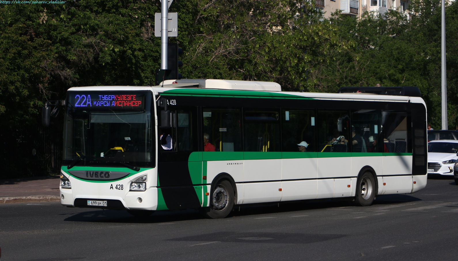 Астана, IVECO Urbanway 12M (СарыаркаАвтоПром) № A428