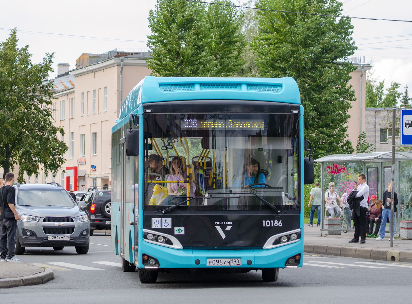 Санкт-Петербург, Volgabus-4298.G4 (CNG) № 10186