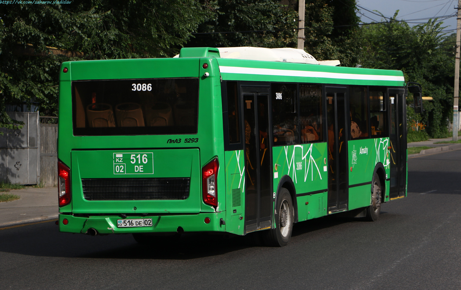 Алматы, ЛиАЗ-5293.60 № 3086
