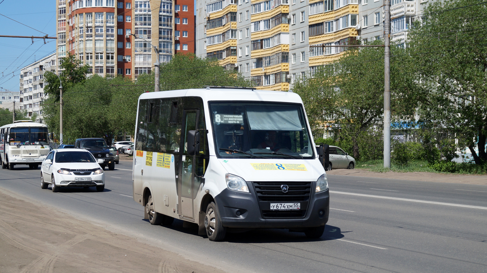 Омская область, ГАЗ-A64R45 Next № У 674 ХМ 55