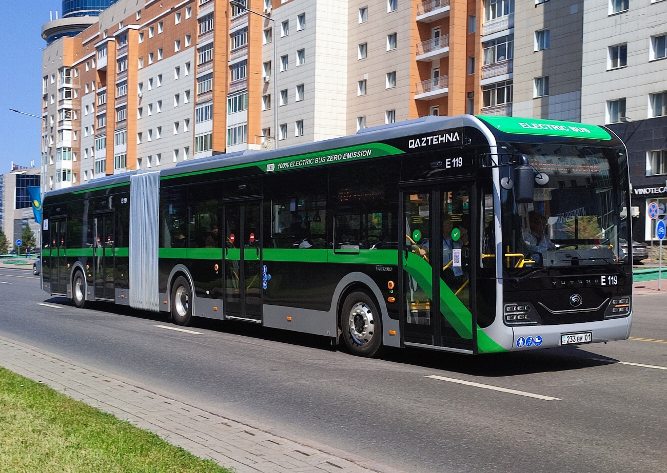 Астана, Yutong ZK6180BEVG (QazTehna) № E119