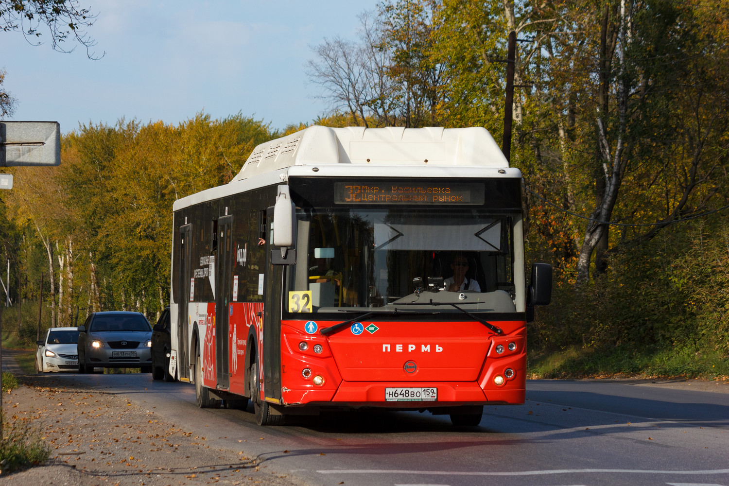 Пермский край, ЛиАЗ-5292.67 (CNG) № Н 648 ВО 159