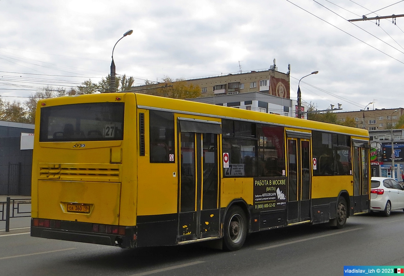 Удмуртия, НефАЗ-5299-20-32 № ОА 360 18