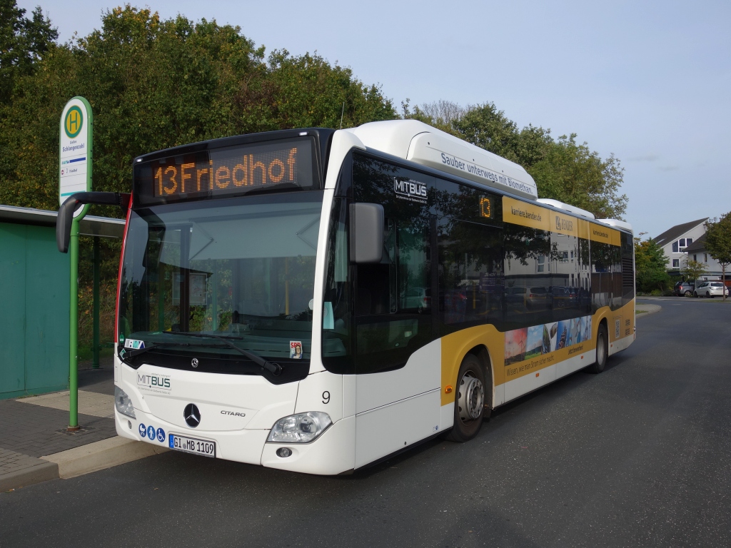 Гессен, Mercedes-Benz Citaro C2 NGT hybrid № 9