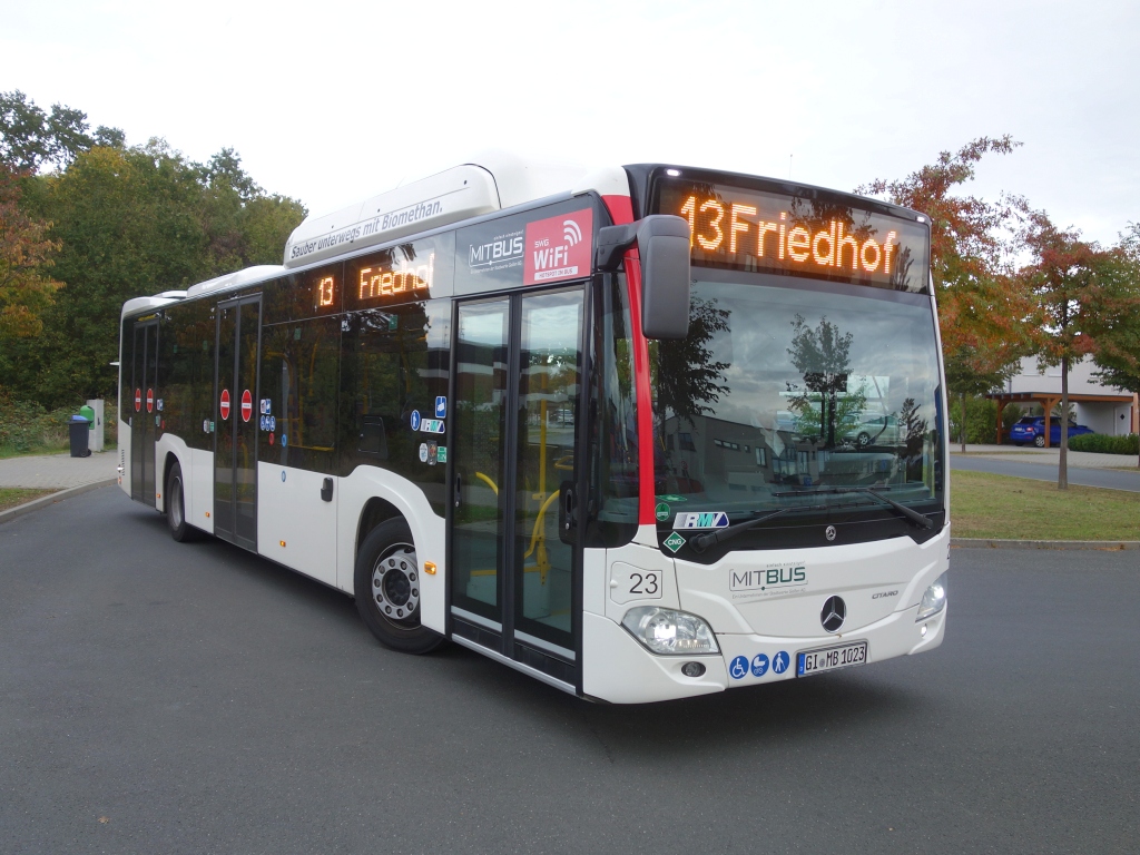 Гессен, Mercedes-Benz Citaro C2 NGT hybrid № 23