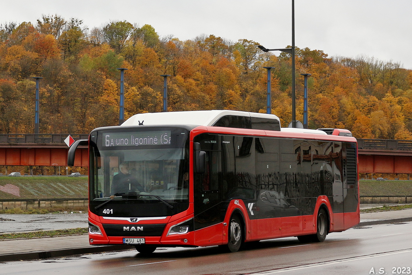 Литва, MAN 12C Lion's City 12 G NL280 EfficientHybrid № 401