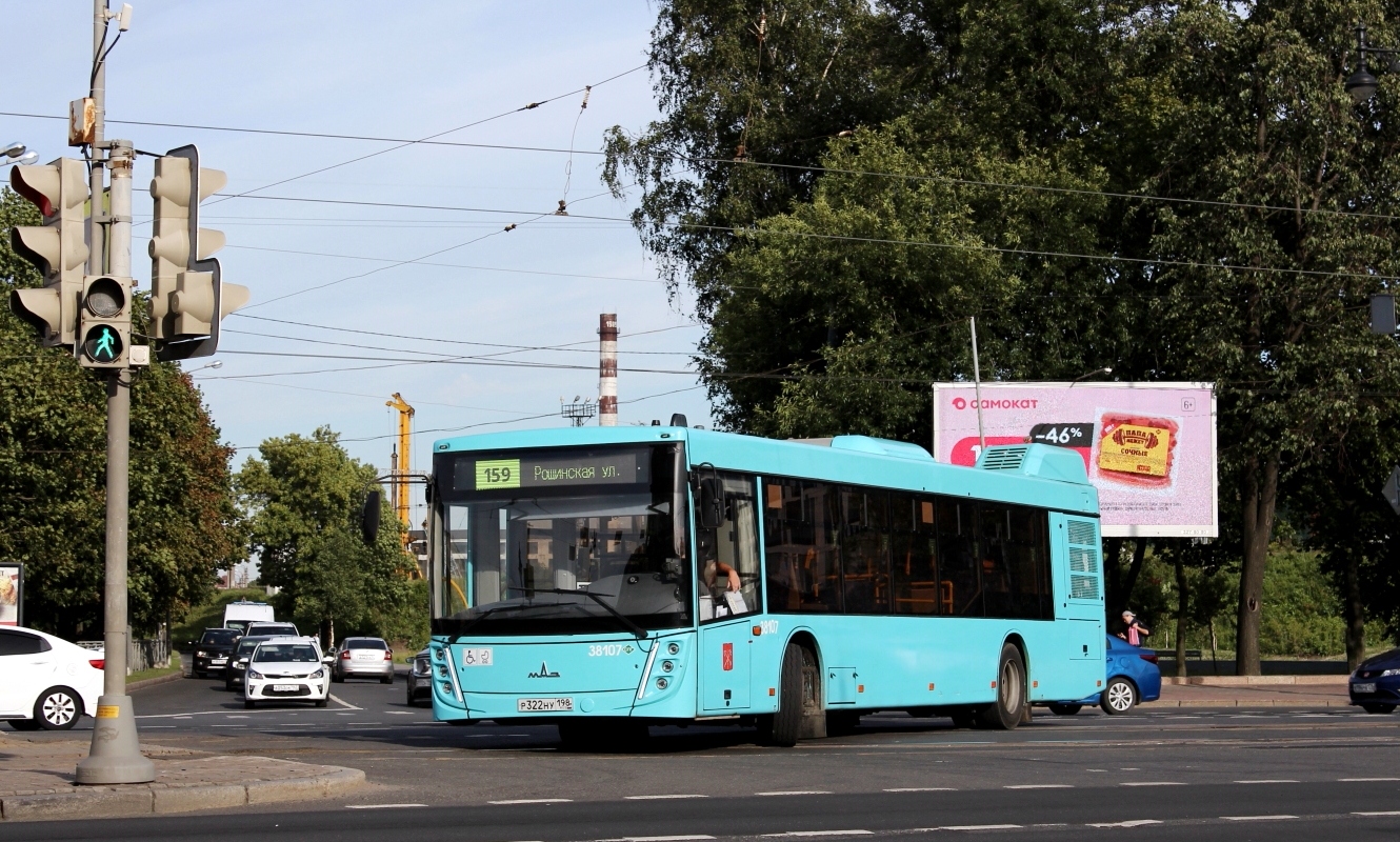 Санкт-Петербург, МАЗ-203.947 № 38107