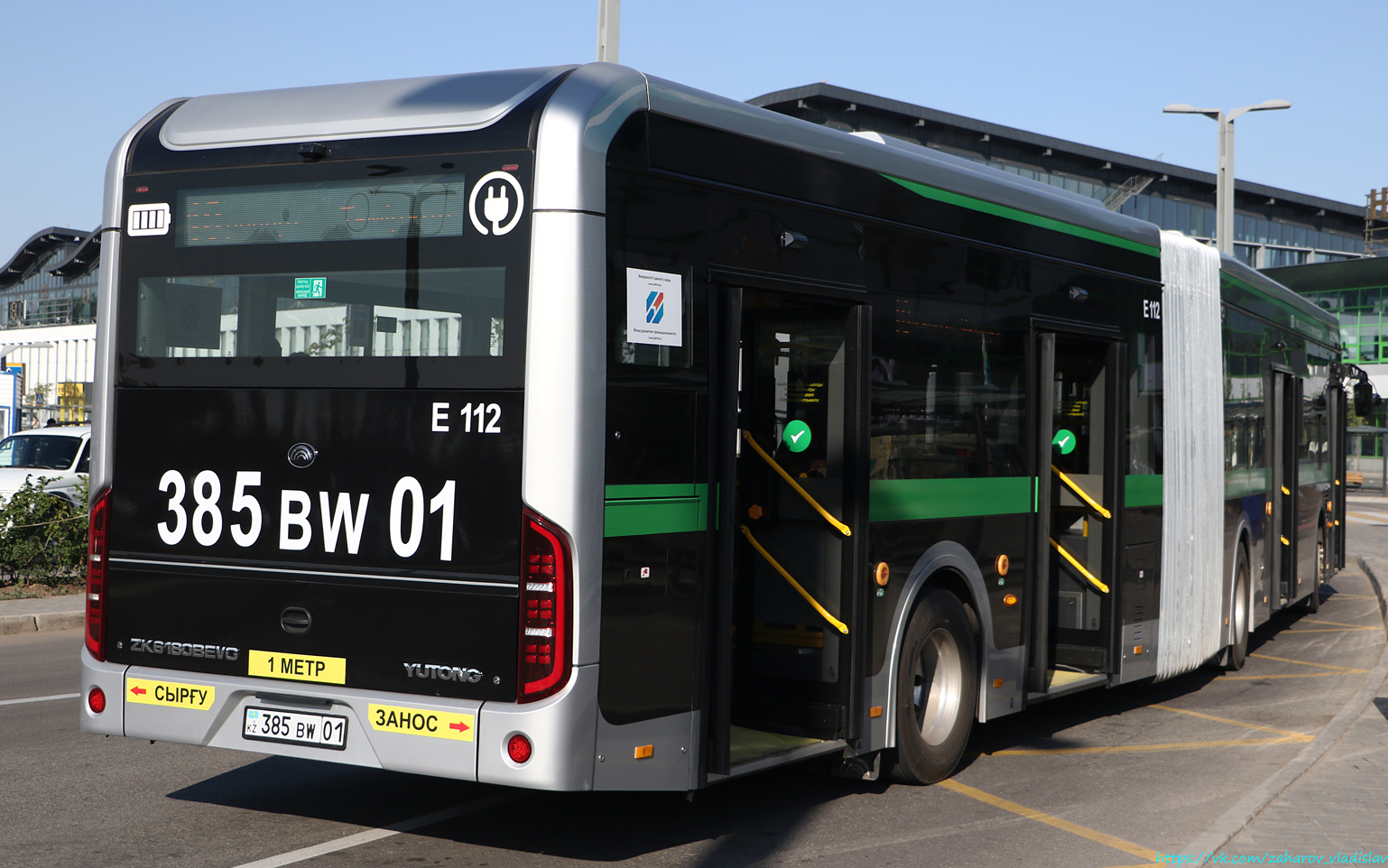 Астана, Yutong ZK6180BEVG (QazTehna) № E112