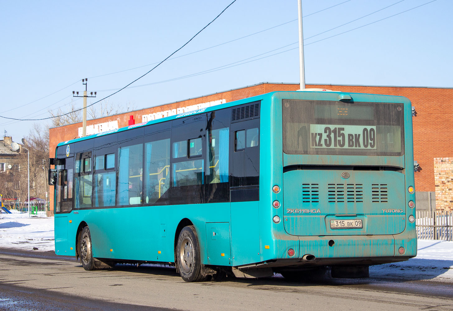 Карагандинская область, Yutong ZK6118HGA (QazTehna) № 315 BK 09