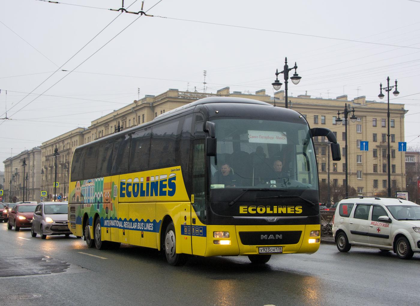 Санкт-Петербург, MAN R08 Lion's Coach L RHC444 L № 539