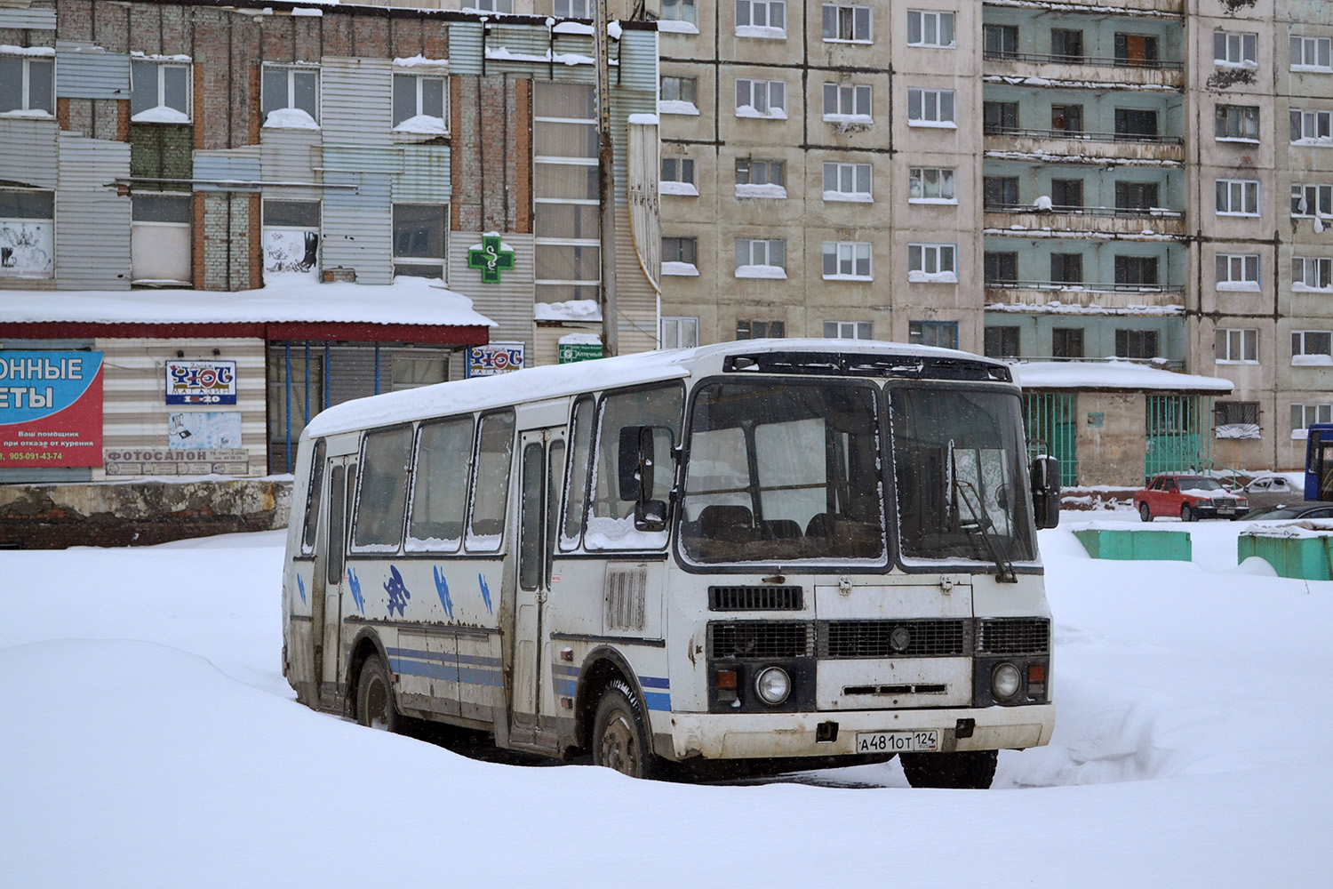 Красноярский край, ПАЗ-4234 № А 481 ОТ 124