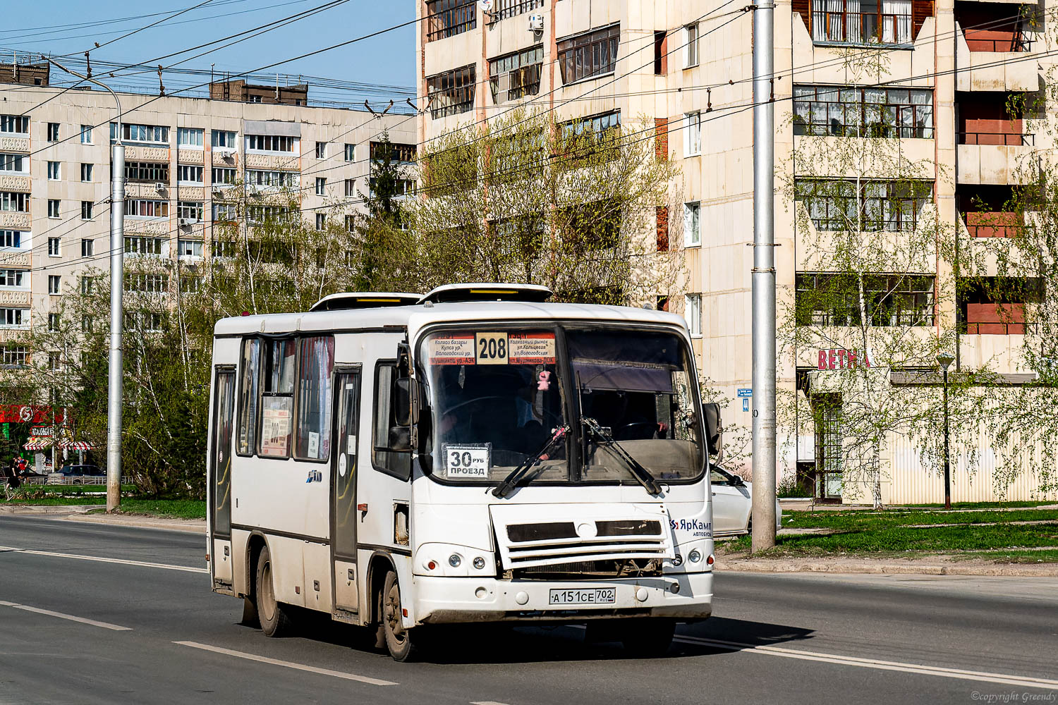 Башкортостан, ПАЗ-320302-08 № А 151 СЕ 702