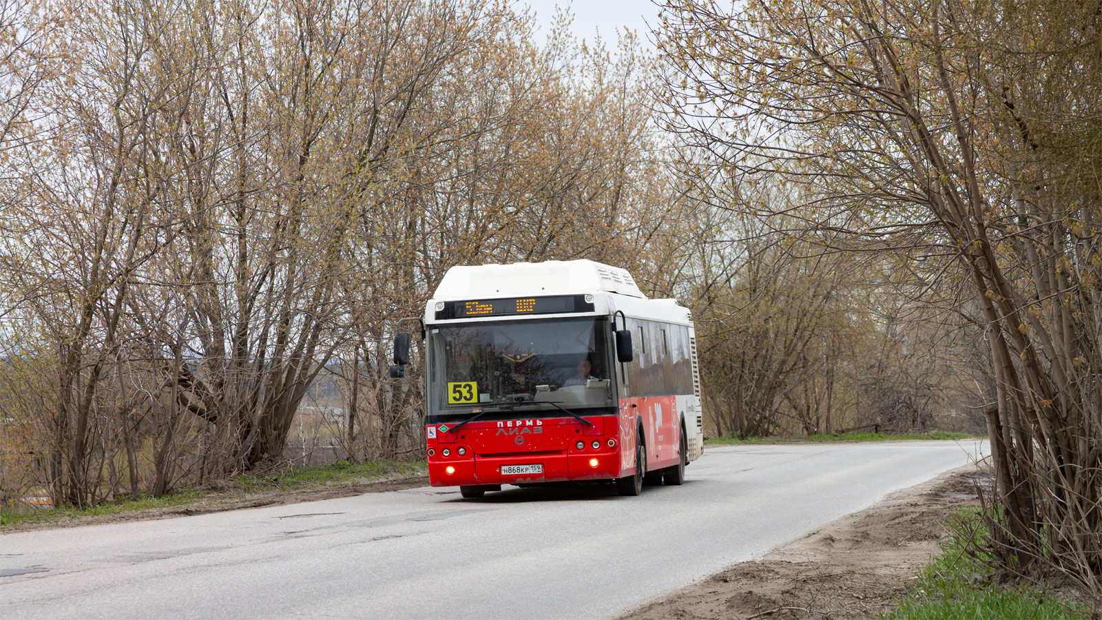 Пермский край, ЛиАЗ-5292.67 (CNG) № Н 868 КР 159