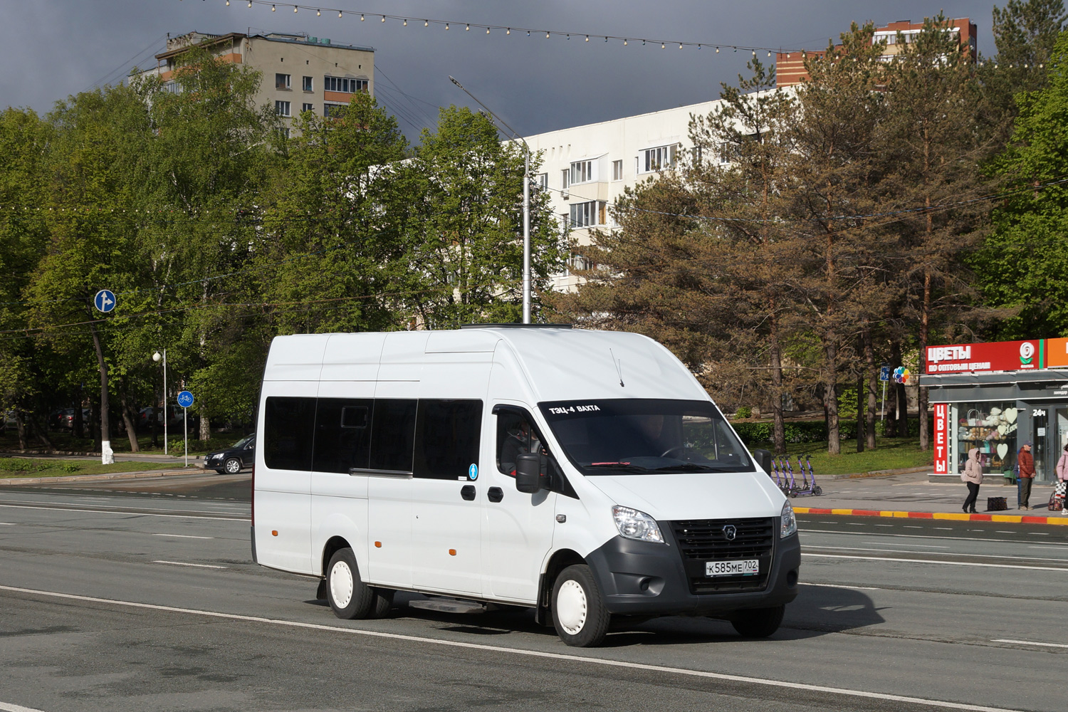Башкортостан, ГАЗ-A65R52 Next № К 585 МЕ 702