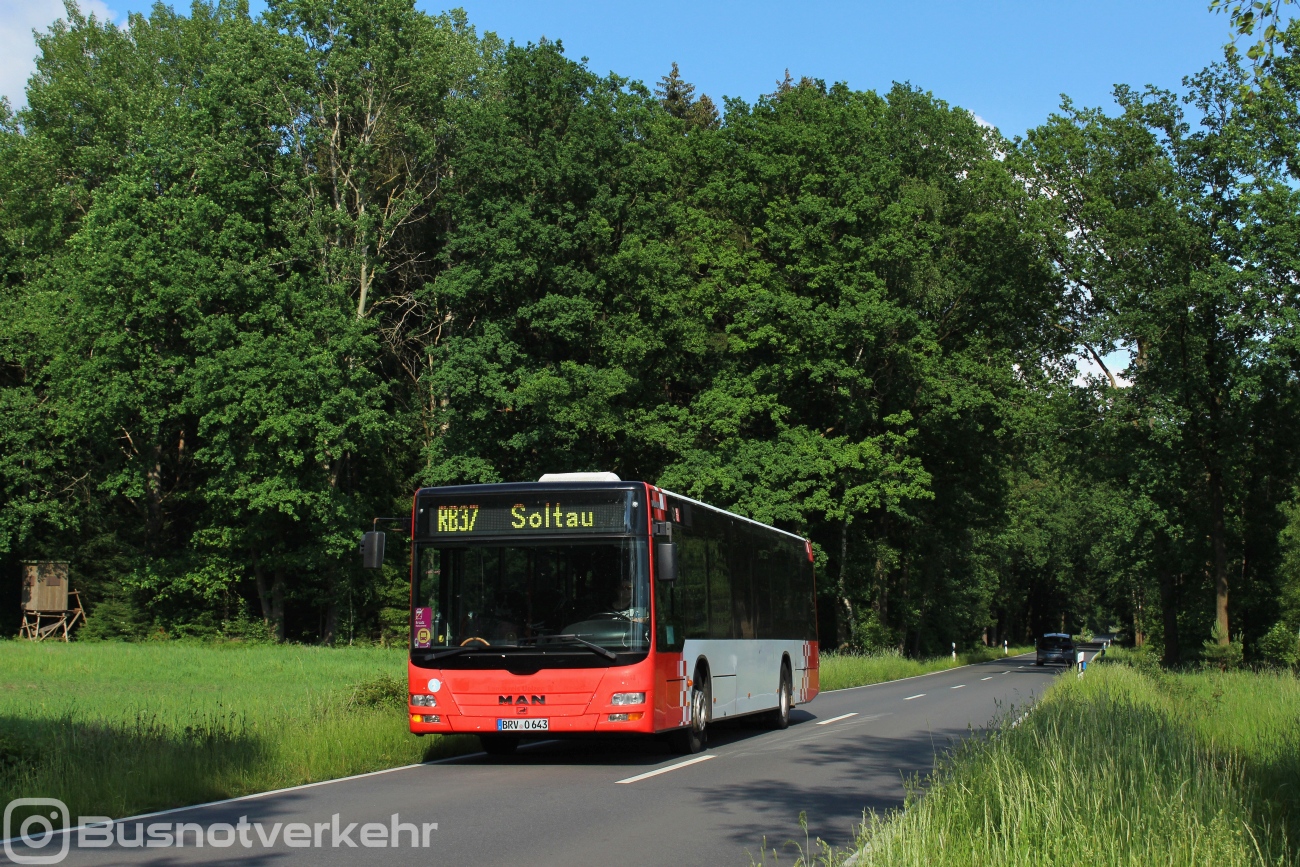 Нижняя Саксония, MAN A20 Lion's City Ü NÜ313 № 0643