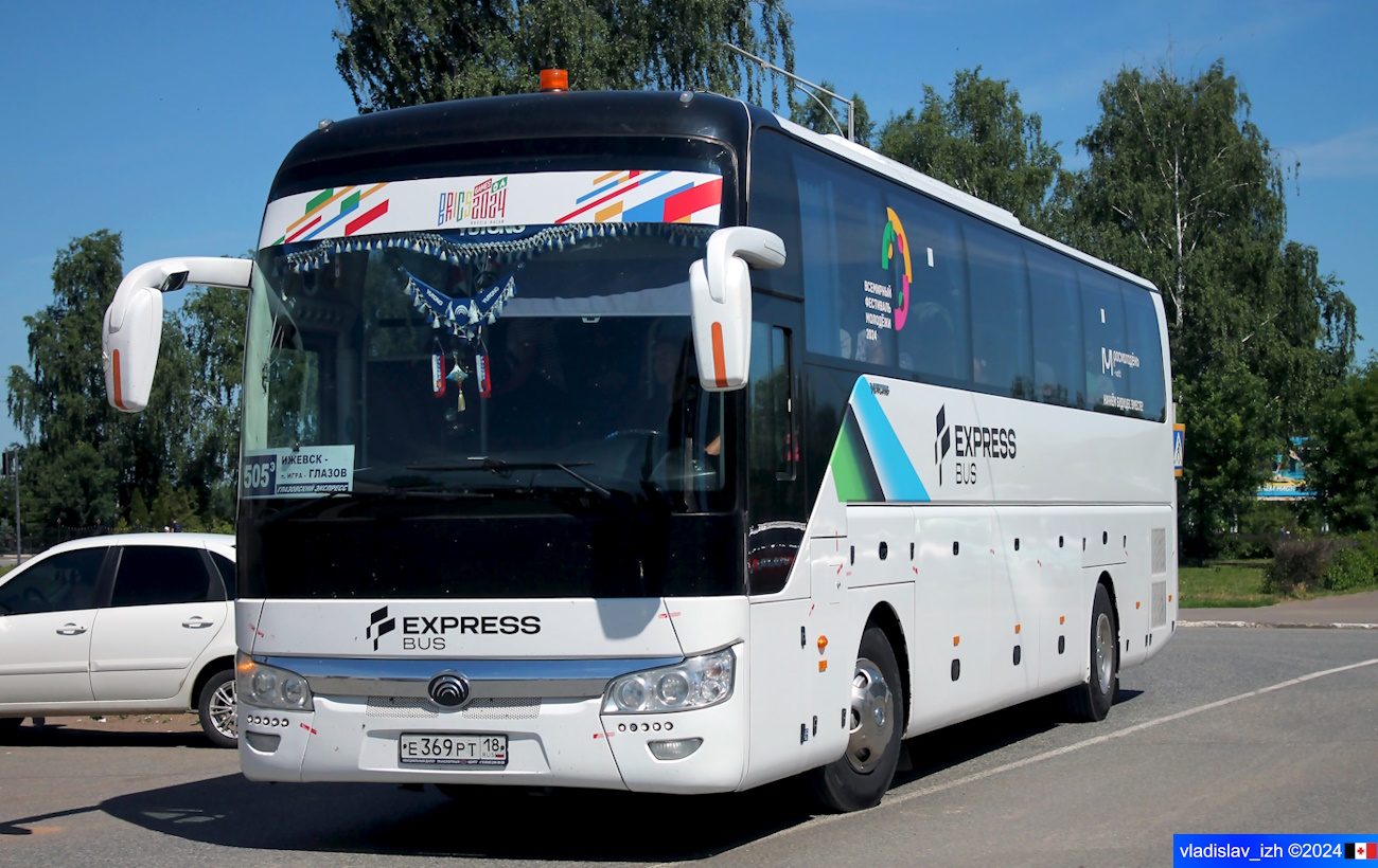 Удмуртия, Yutong ZK6122H9 № Е 369 РТ 18