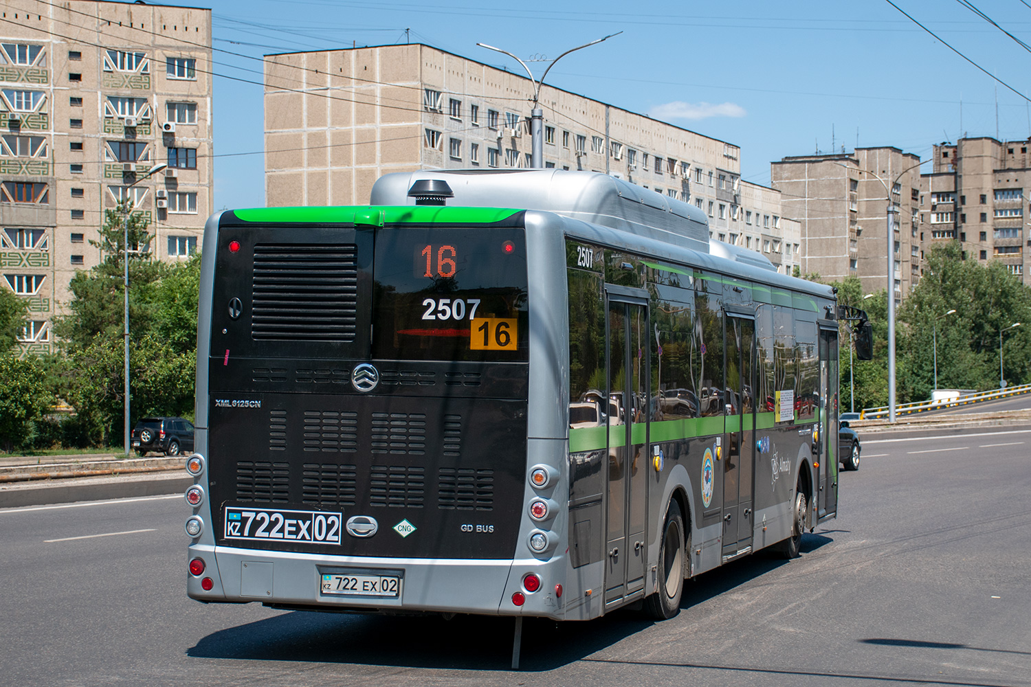 Алматы, Golden Dragon XML6125CN (Hyundai Trans Auto) № 2507