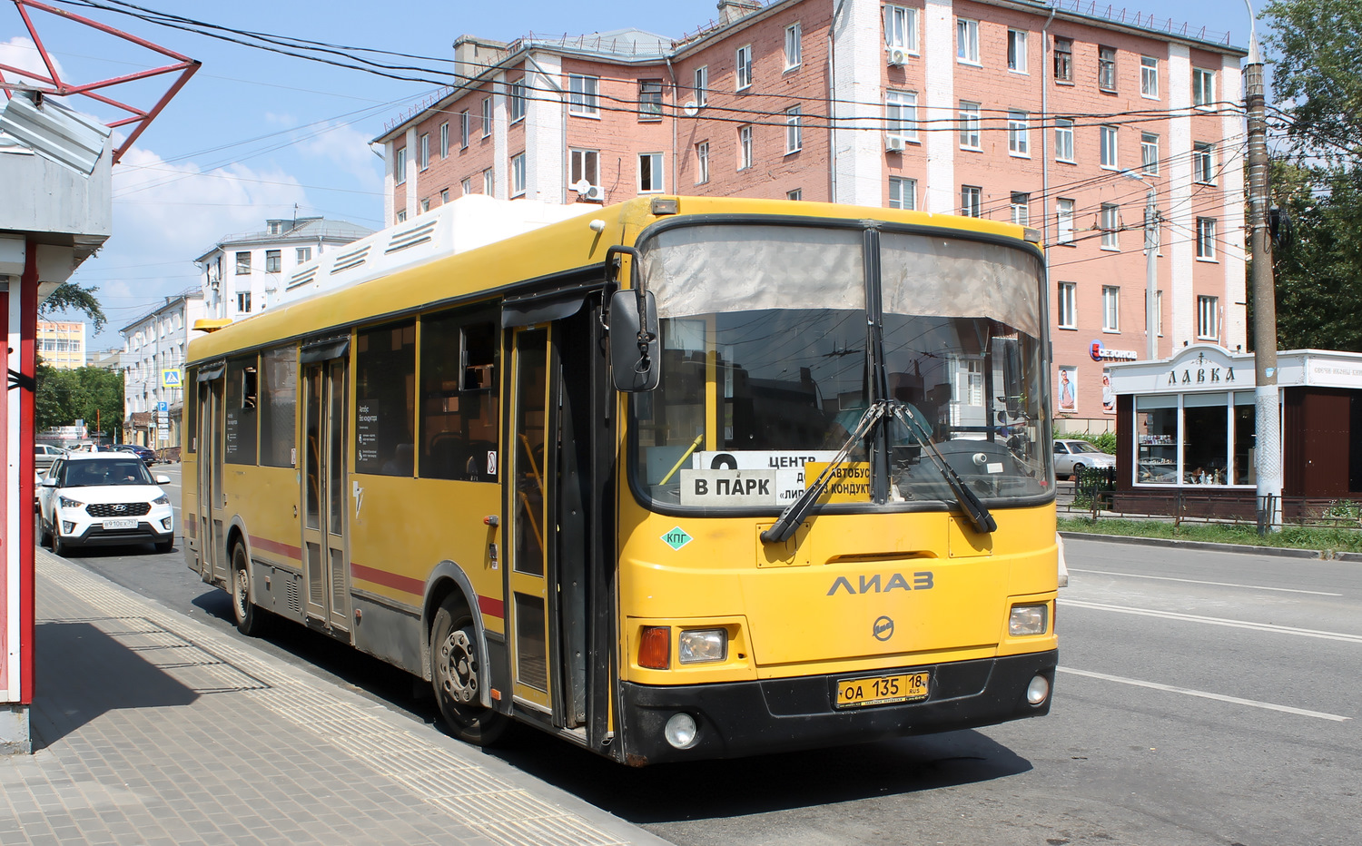 Удмуртия, ЛиАЗ-5256.57 № ОА 135 18