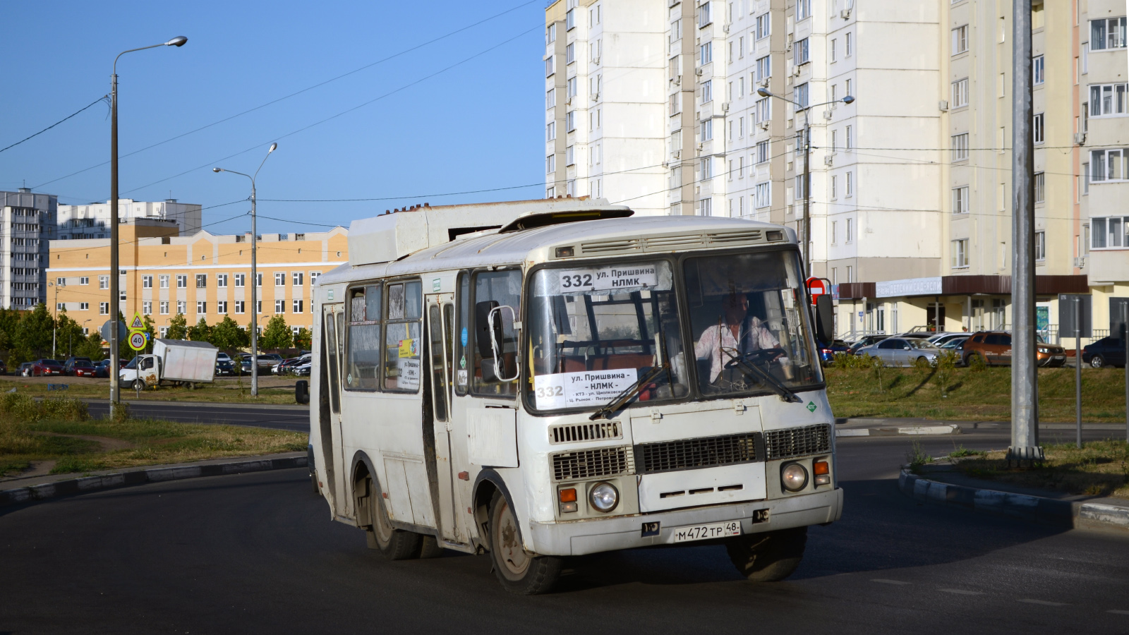 Липецкая область, ПАЗ-32054 № М 472 ТР 48