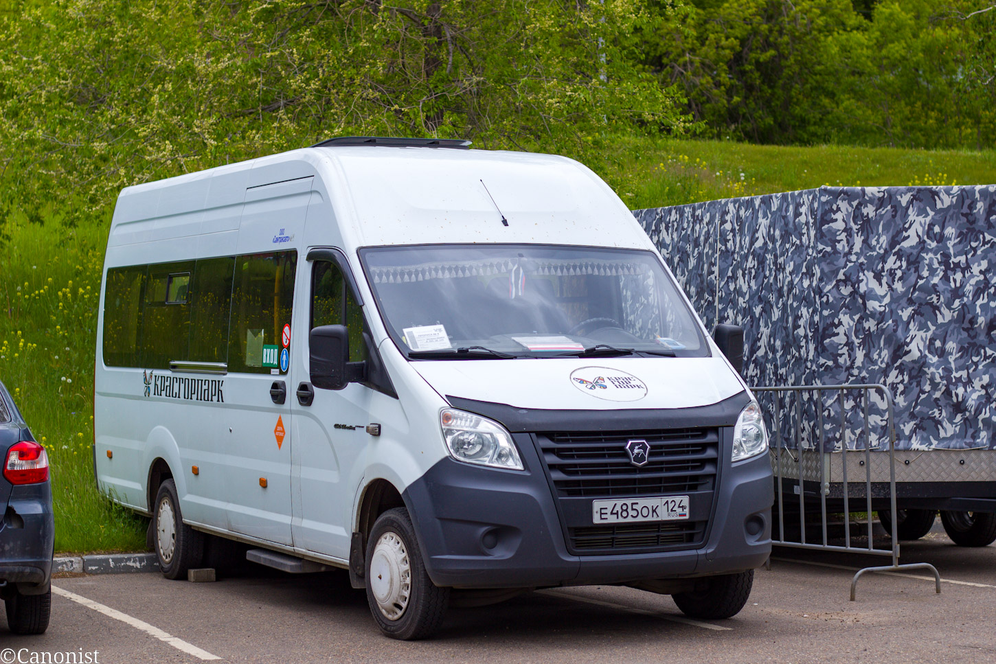 Красноярский край, ГАЗ-A65R52 Next № Е 485 ОК 124