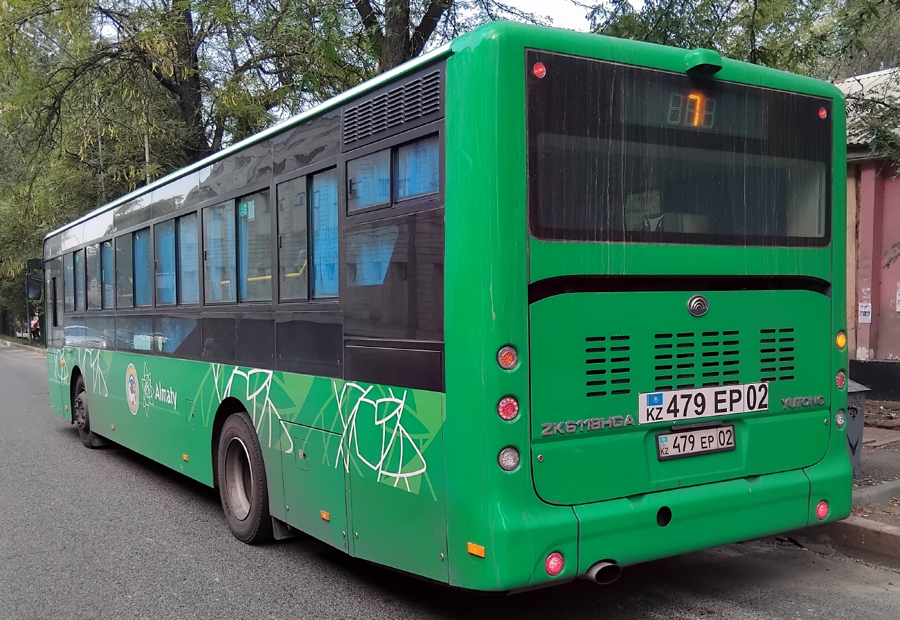 Алматы, Yutong ZK6118HGA (QazTehna) № 479 EP 02