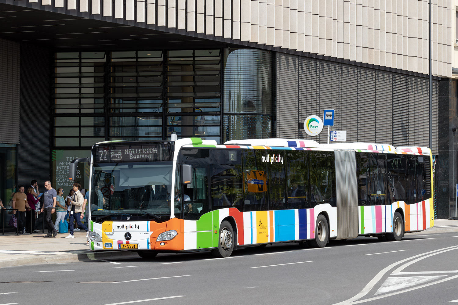 Люксембург, Mercedes-Benz Citaro C2 G hybrid № 50