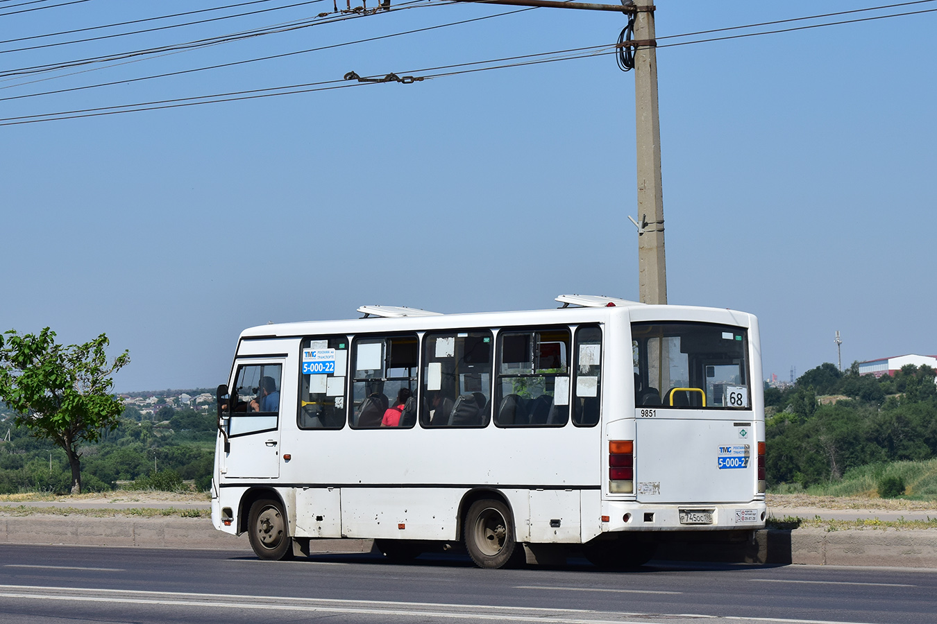 Волгоградская область, ПАЗ-320302-11 № 9851