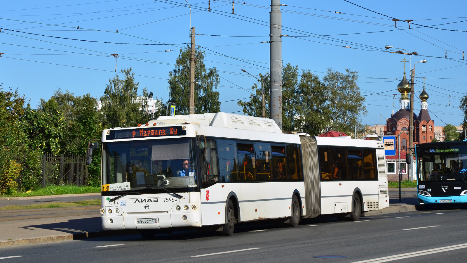 Санкт-Петербург, ЛиАЗ-6213.71 № 7596