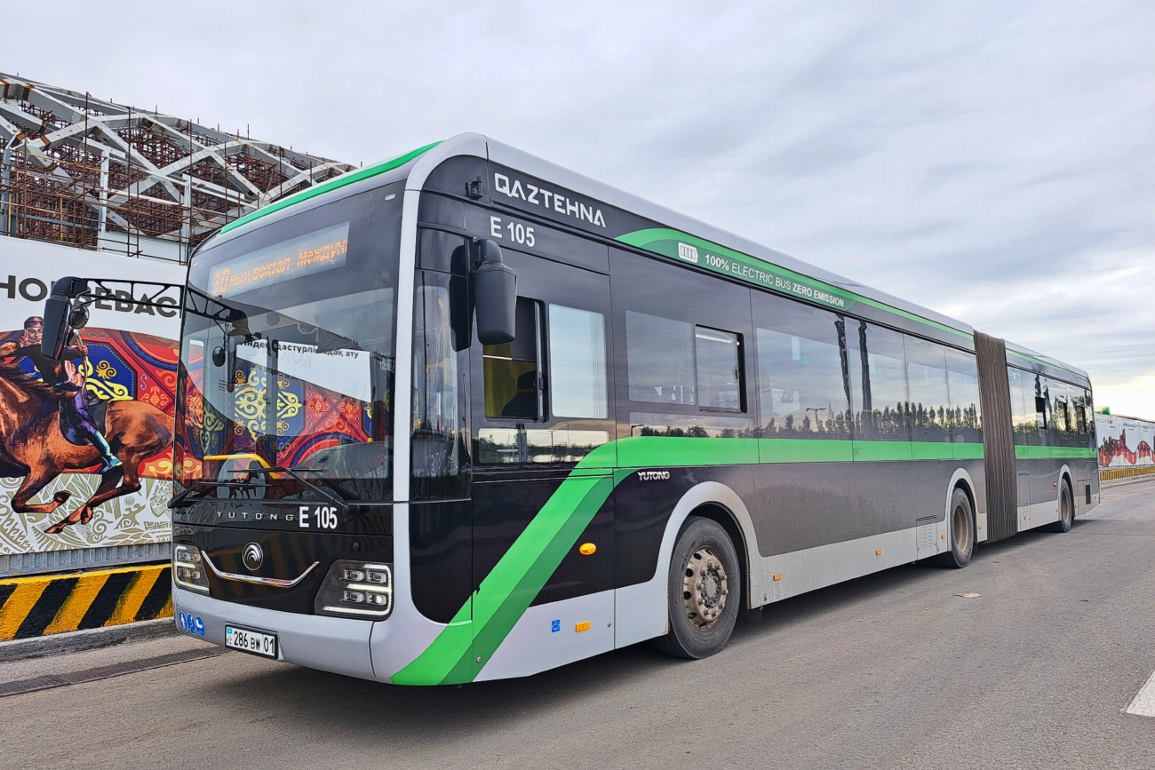 Астана, Yutong ZK6180BEVG (QazTehna) № E105