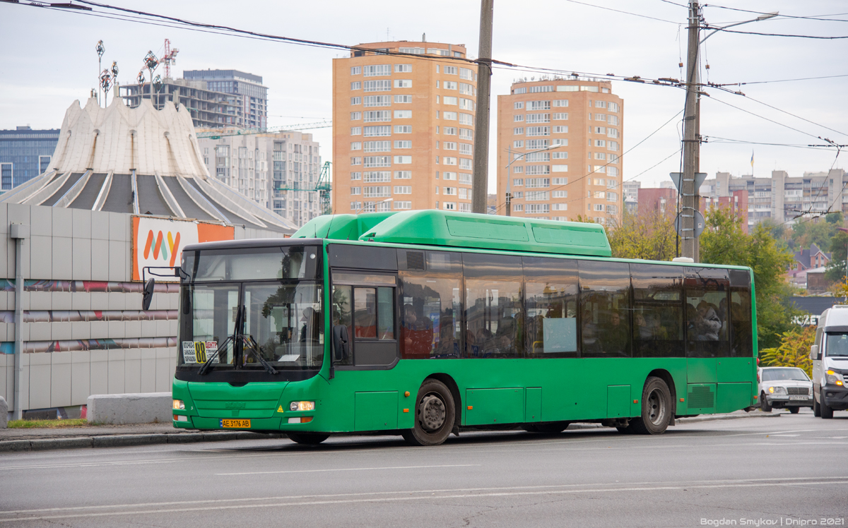 Днепропетровская область, MAN A21 Lion's City NL313 CNG № 37
