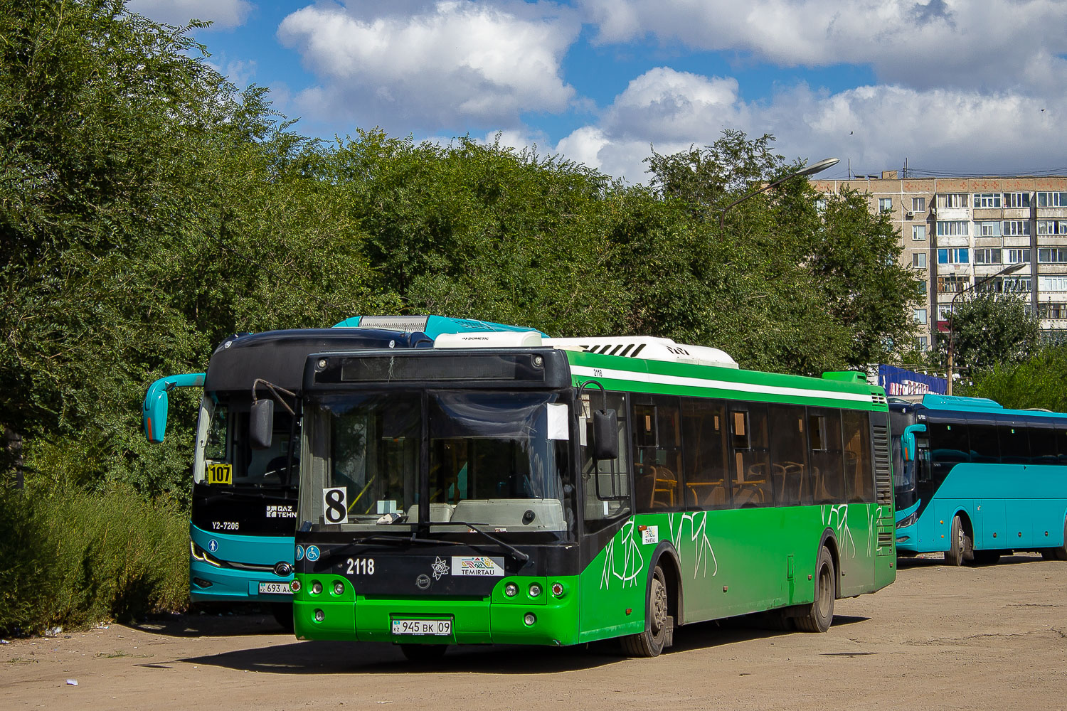 Карагандинская область, ЛиАЗ-5292.60 № 945 BK 09