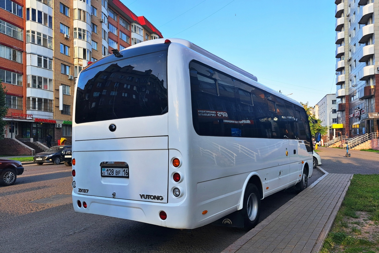 Восточно-Казахстанская область, Yutong ZK6729D2 (QazTehna) № 128 BF 16