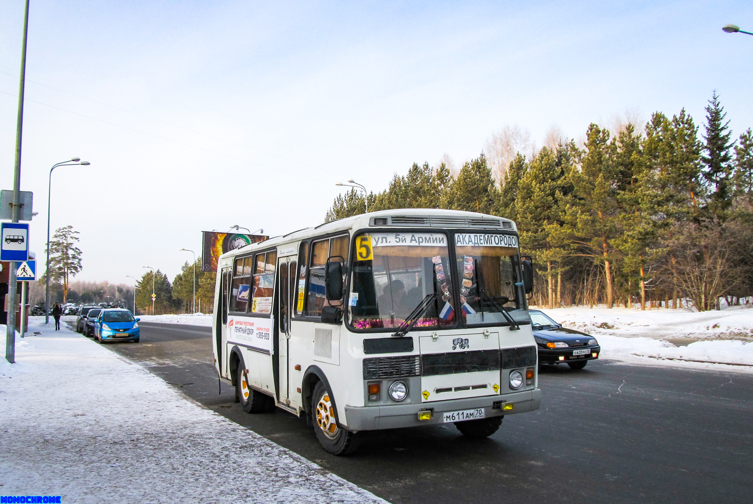 Томская область, ПАЗ-32054 № М 611 АМ 70