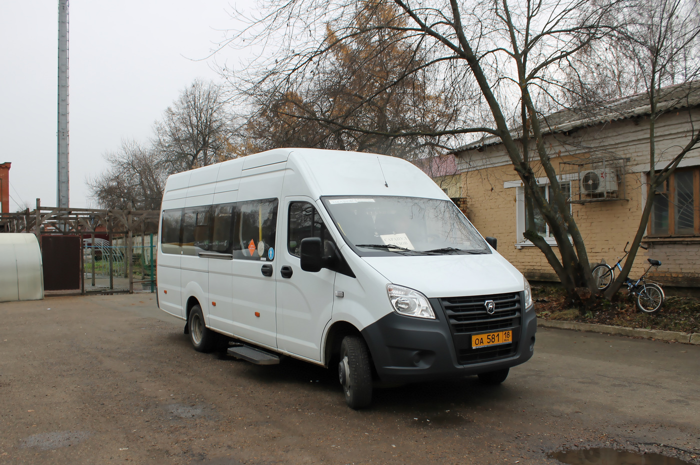 Удмуртия, ГАЗ-A65R52 Next № ОА 581 18
