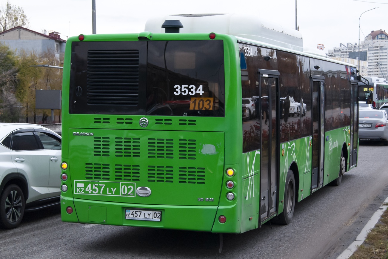 Алматы, Golden Dragon XML6125CN (Hyundai Trans Auto) № 3534