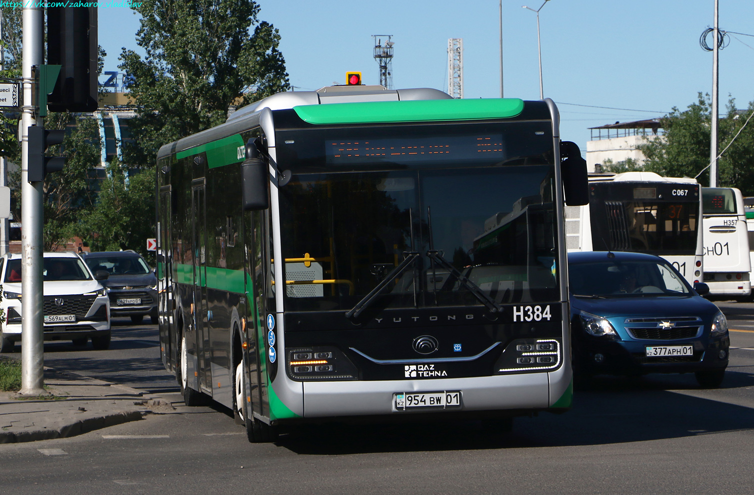 Астана, Yutong ZK6128HG (QazTehna) № H384