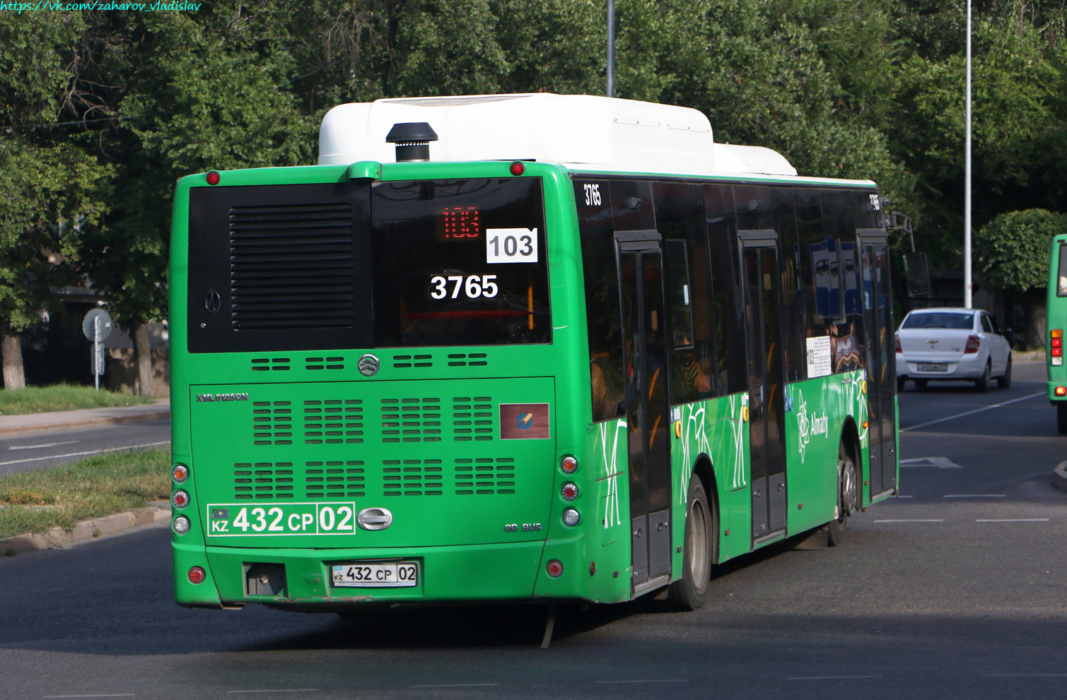 Алматы, Golden Dragon XML6125CN (Hyundai Trans Auto) № 3765