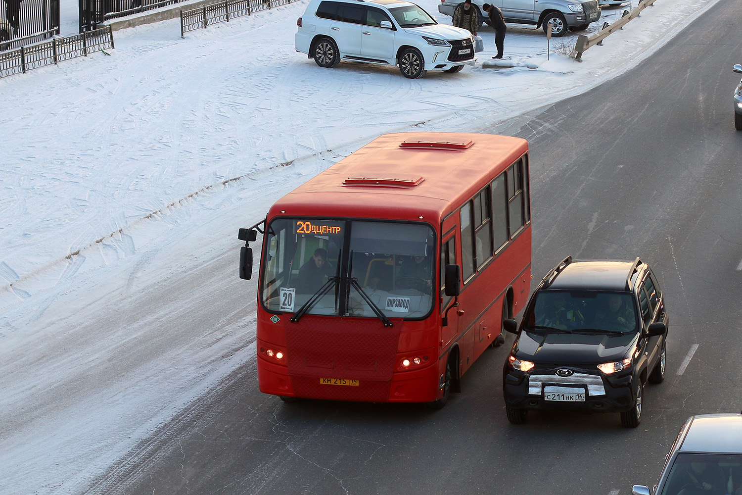 Саха (Якутия), ПАЗ-320302-22 "Вектор" № КМ 215 14
