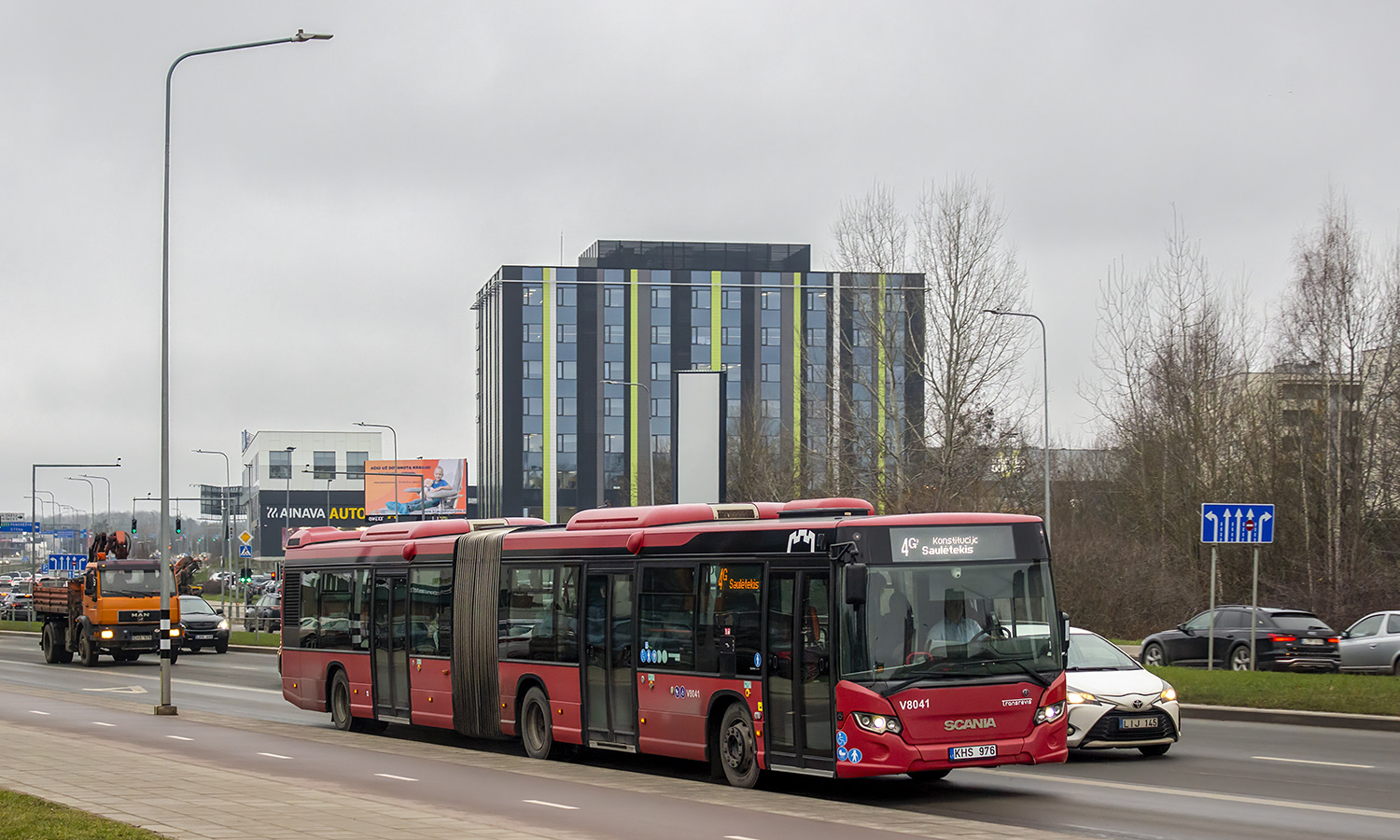 Литва, Scania Citywide LFA № V8041