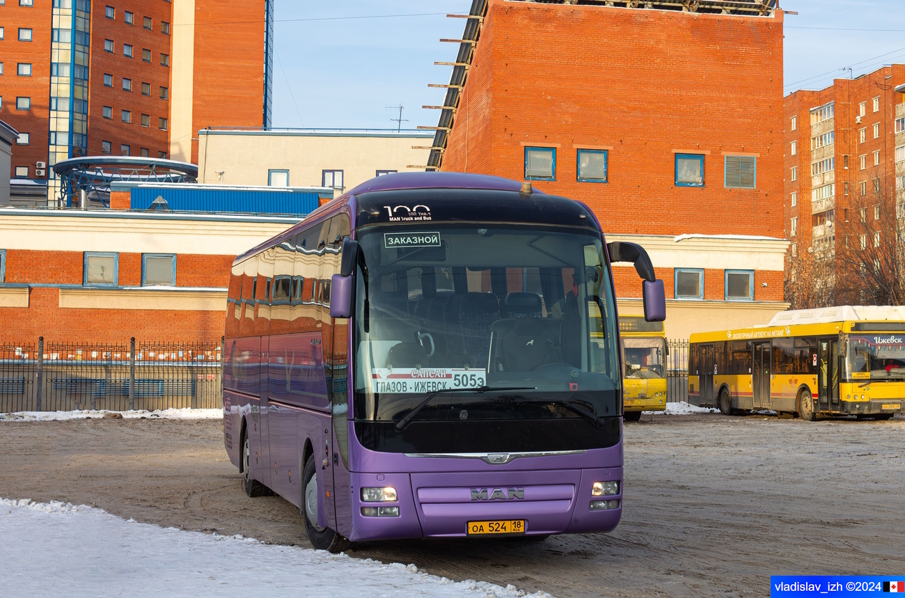 Удмуртия, MAN R07 Lion's Coach RHC404 № ОА 524 18