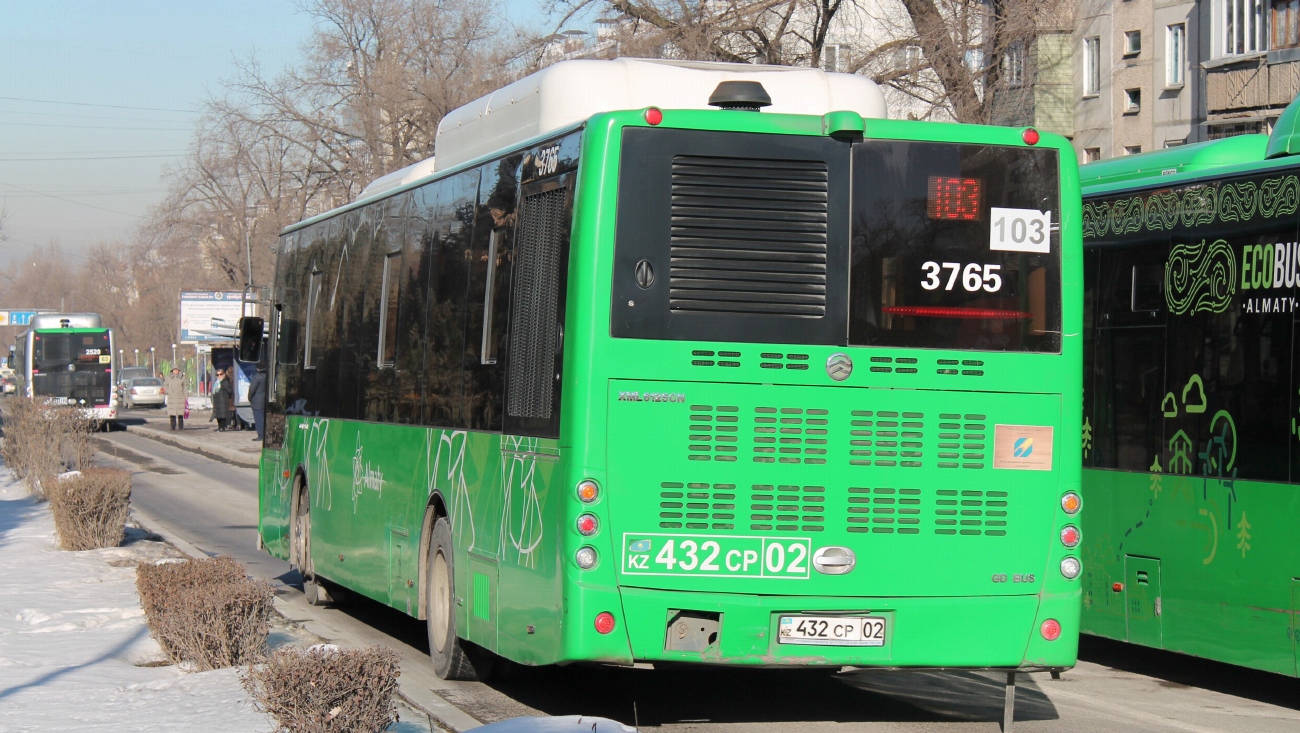 Алматы, Golden Dragon XML6125CN (Hyundai Trans Auto) № 3765
