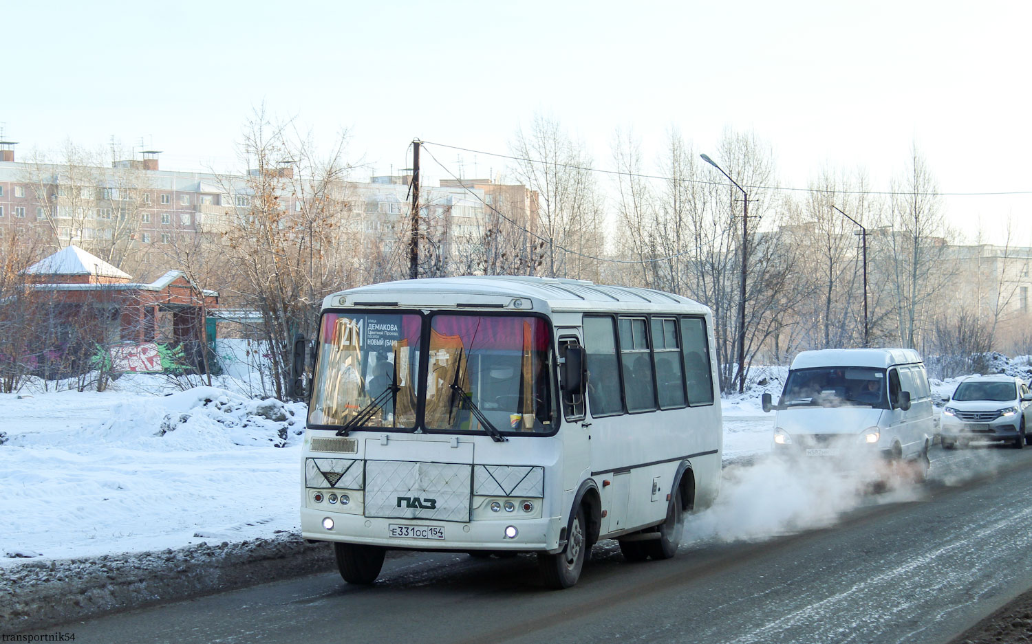 Новосибирская область, ПАЗ-32054 № Е 331 ОС 154