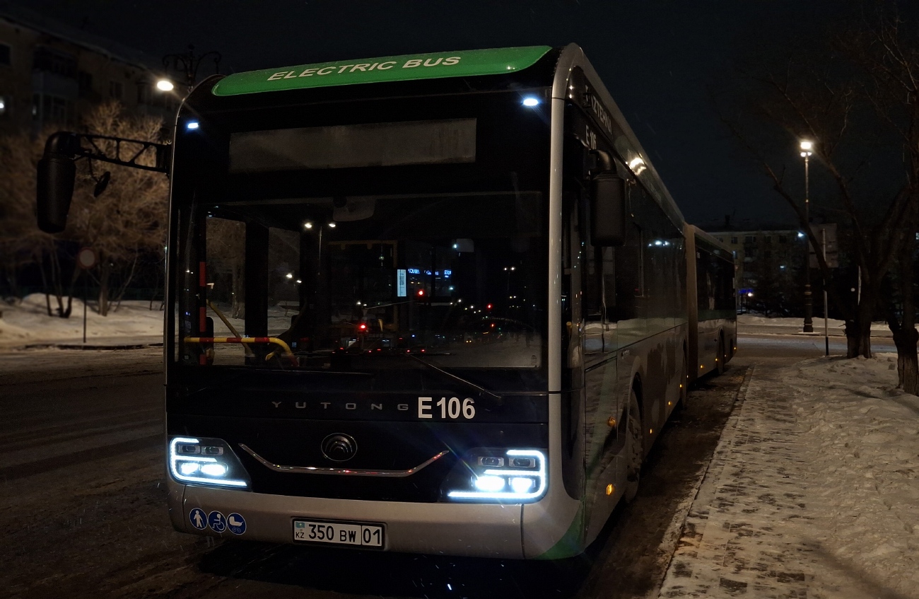 Астана, Yutong ZK6180BEVG (QazTehna) № E106