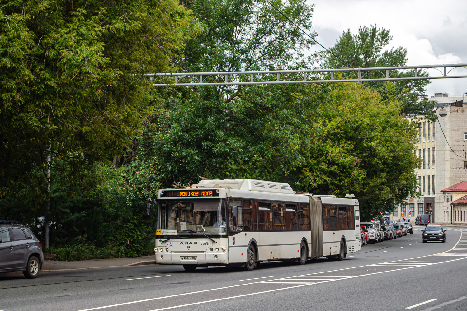 Санкт-Петербург, ЛиАЗ-6213.71 № 7596