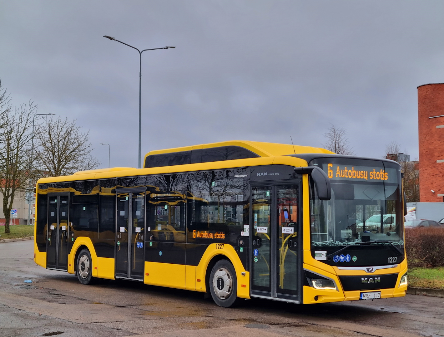 Литва, MAN 12C Lion's City 12 G NL280 EfficientHybrid № 1227