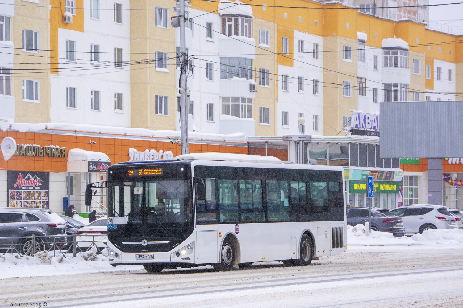 Ханты-Мансийский АО, Zhong Tong LCK6105HG № Е 893 РУ 186
