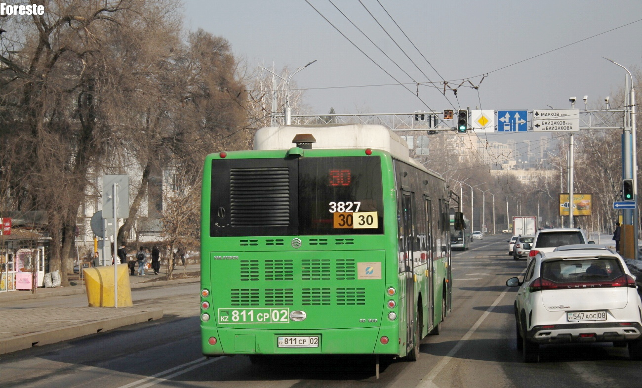 Алматы, Golden Dragon XML6125CN (Hyundai Trans Auto) № 3827