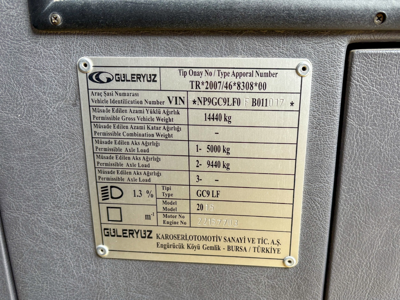 Турция, Güleryüz Cobra GM220LE № 88